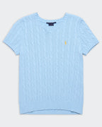 Ralph Lauren Blue Crewneck Jumper - XS