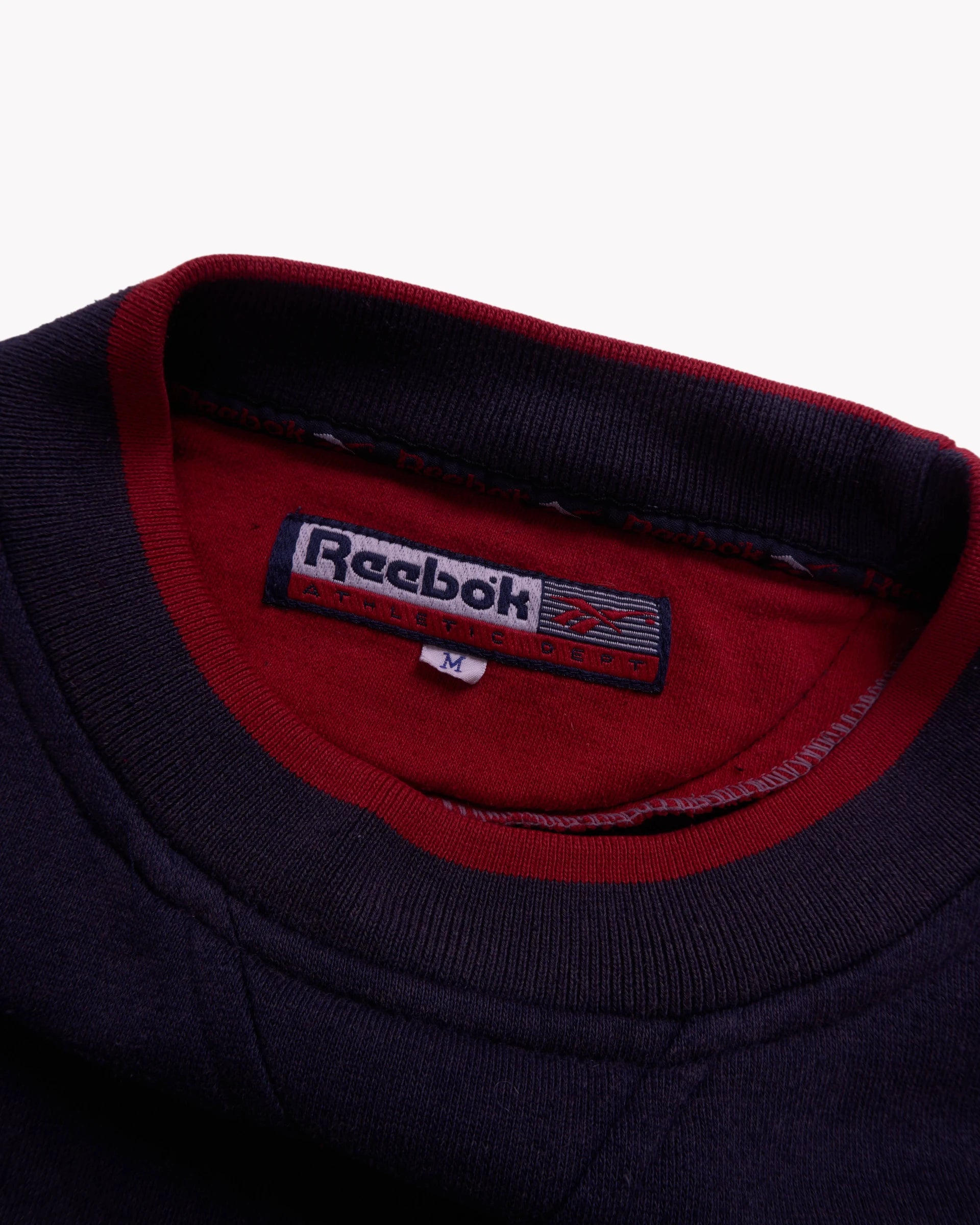 Reebok Navy Crewneck Jumper - M