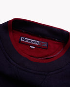 Reebok Navy Crewneck Jumper - M