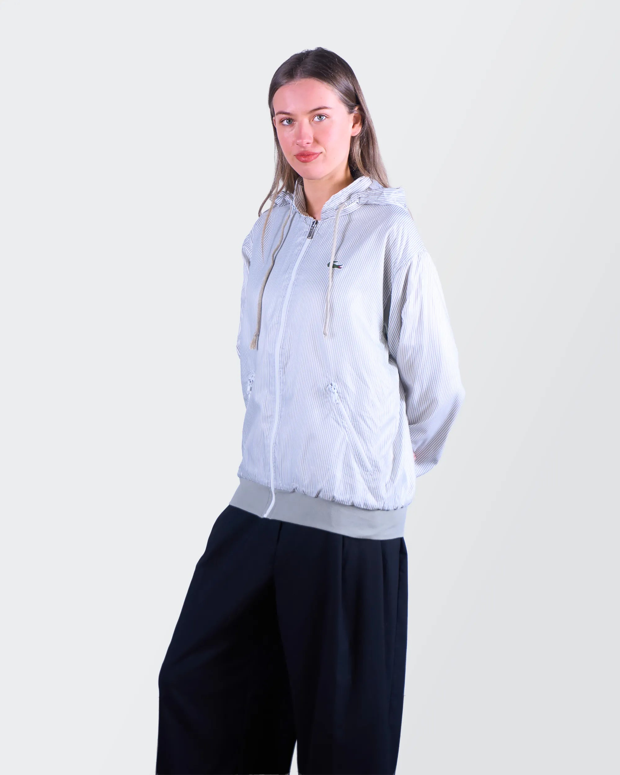 Lacoste White Track Jacket - S