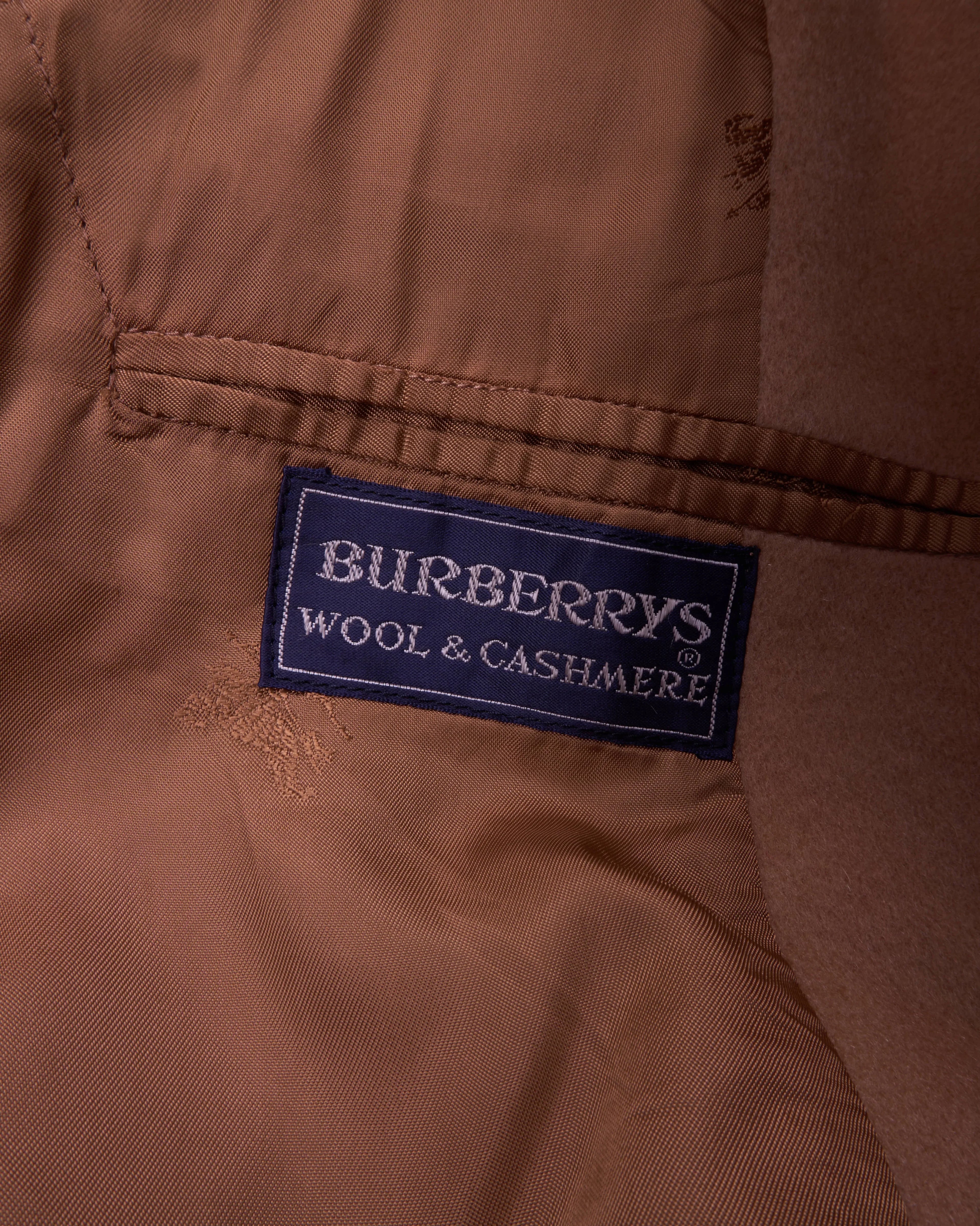 Burberry Brown Overcoat - XL