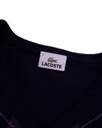 Lacoste Navy V-neck Jumper -