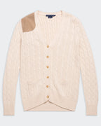 Ralph Lauren Beige Button Cardigan - M