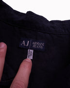 Armani Black Short-sleeve Shirt - L