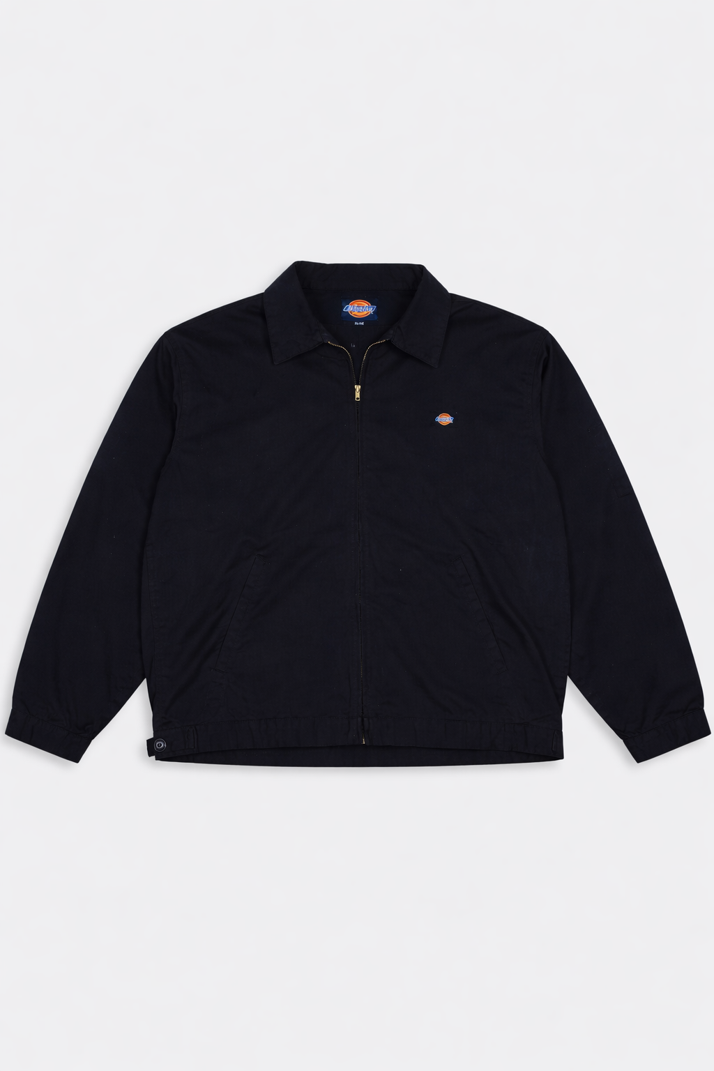 Dickies Black Hooded Shirt Jacket L Cotton