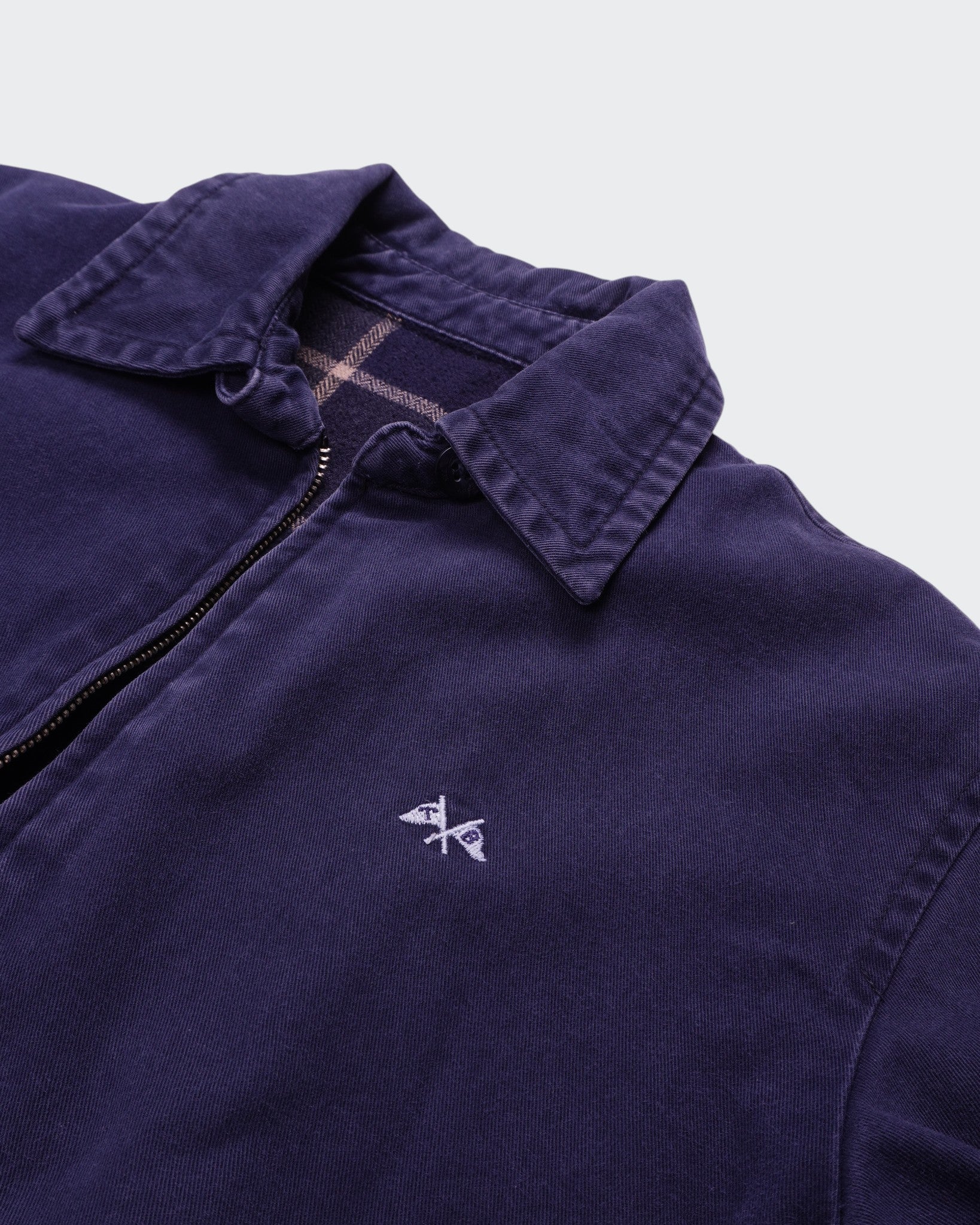 Burberry 2000's Blue Harrington Jacket - XXS