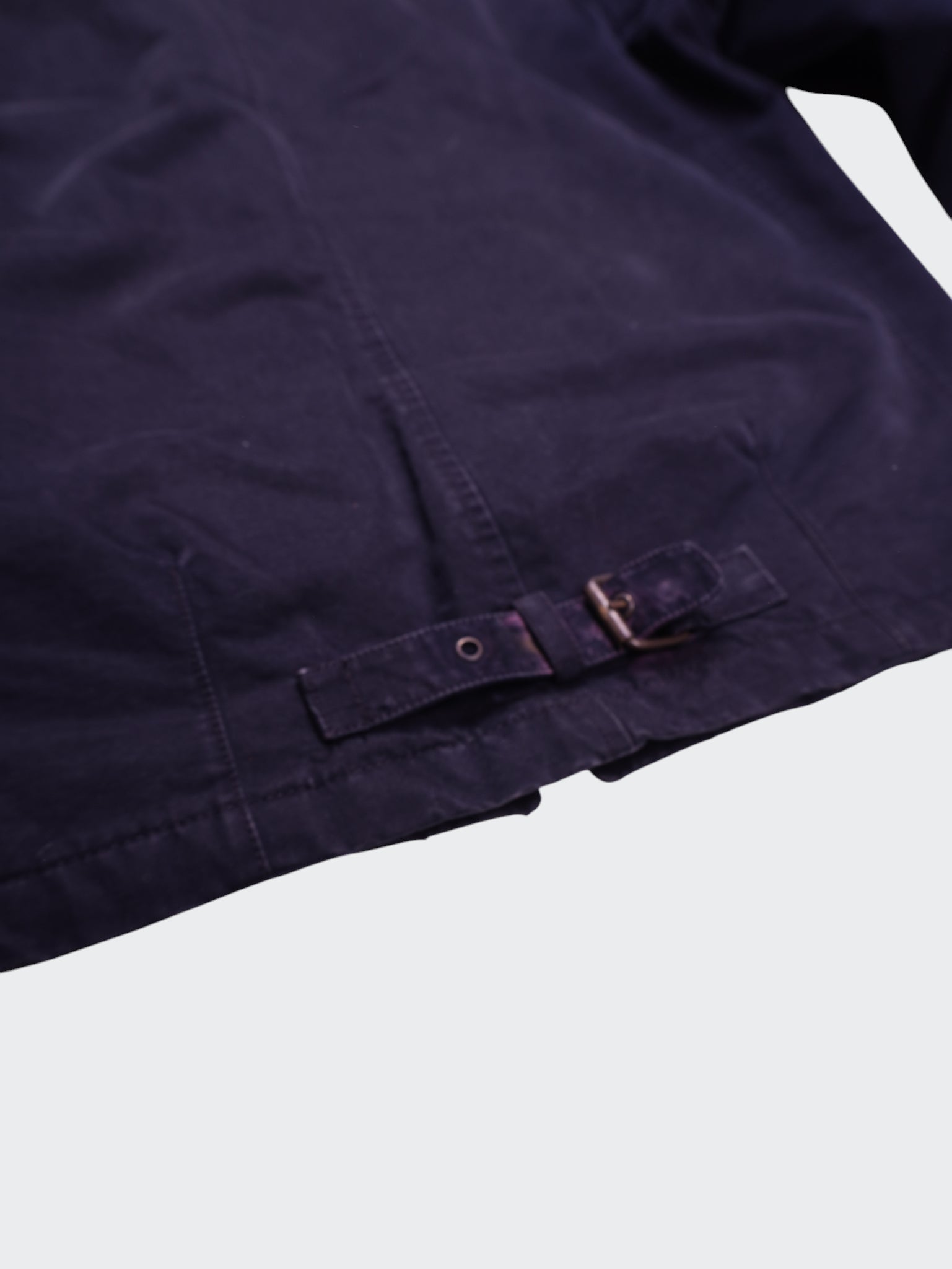 Burberry 2000's Navy Cotton Harrington Jacket - M