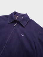 Burberry Navy Cotton Harrington Jacket - S
