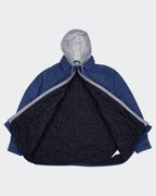 Dickies Blue Hooded Shirt Jacket L Cotton