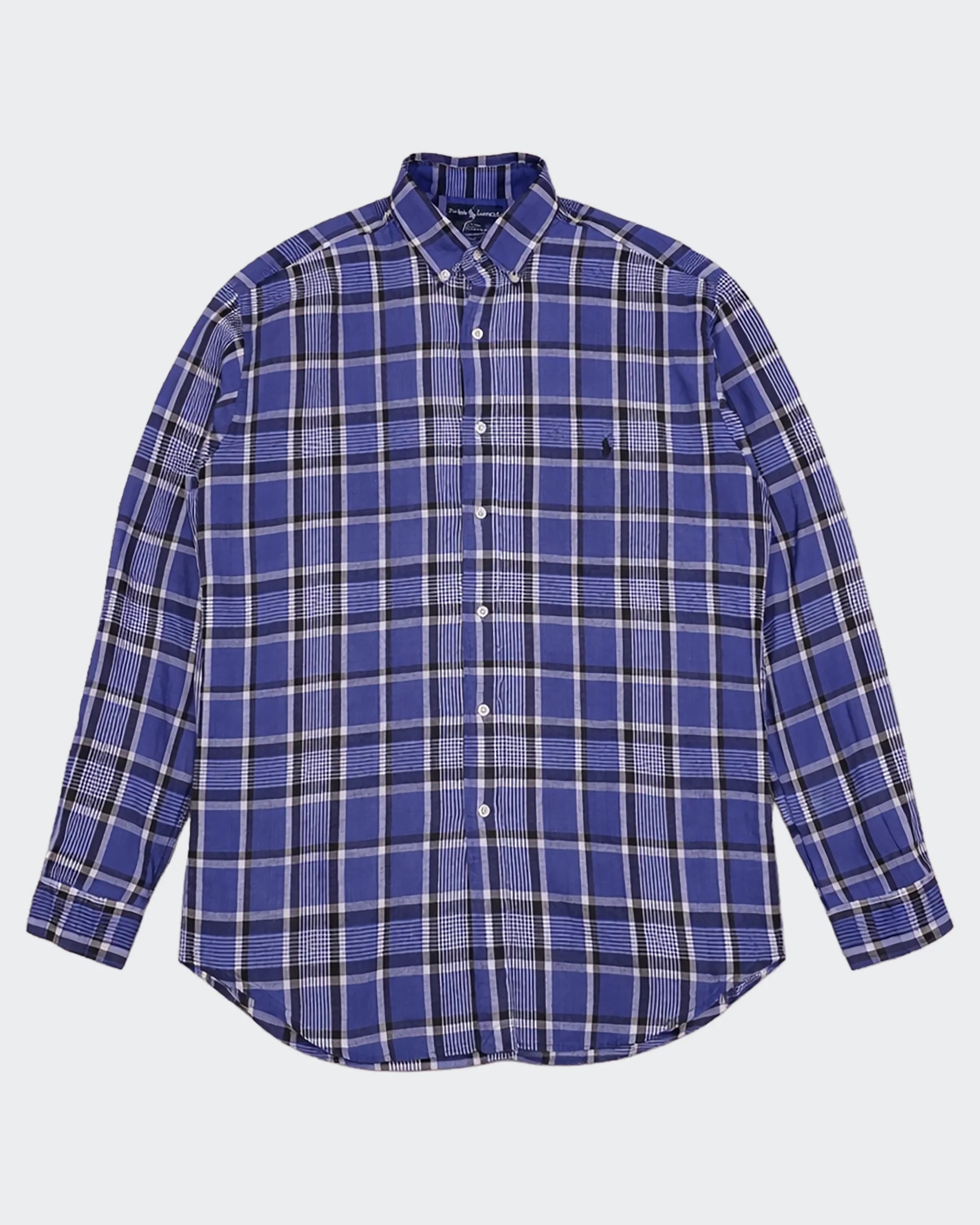 Ralph Lauren blauw overhemd maat L