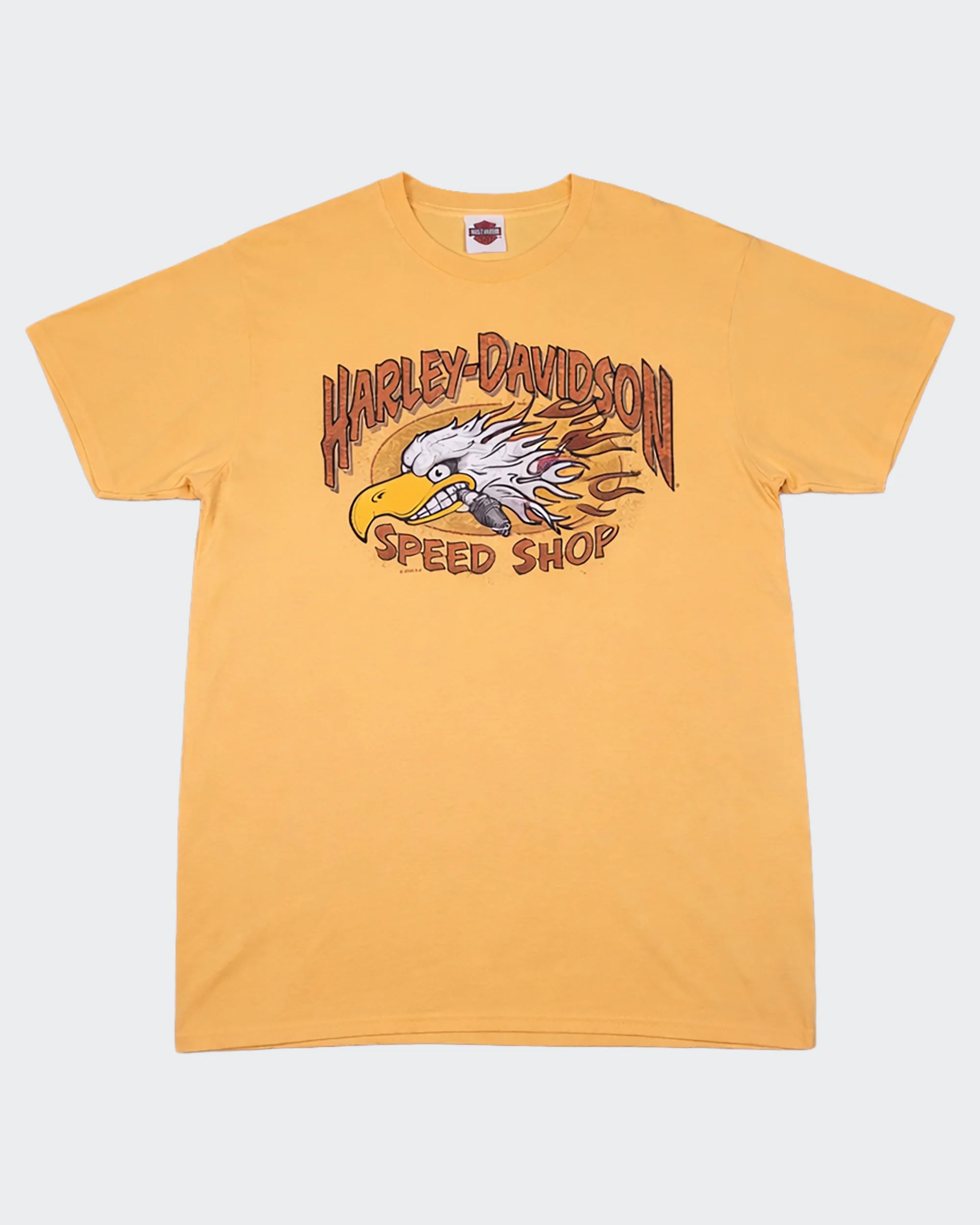 Harley-davidson Yellow T-shirt L