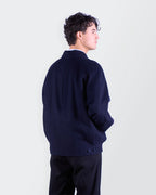 Burberry Navy Wool Harrington Jacket - M