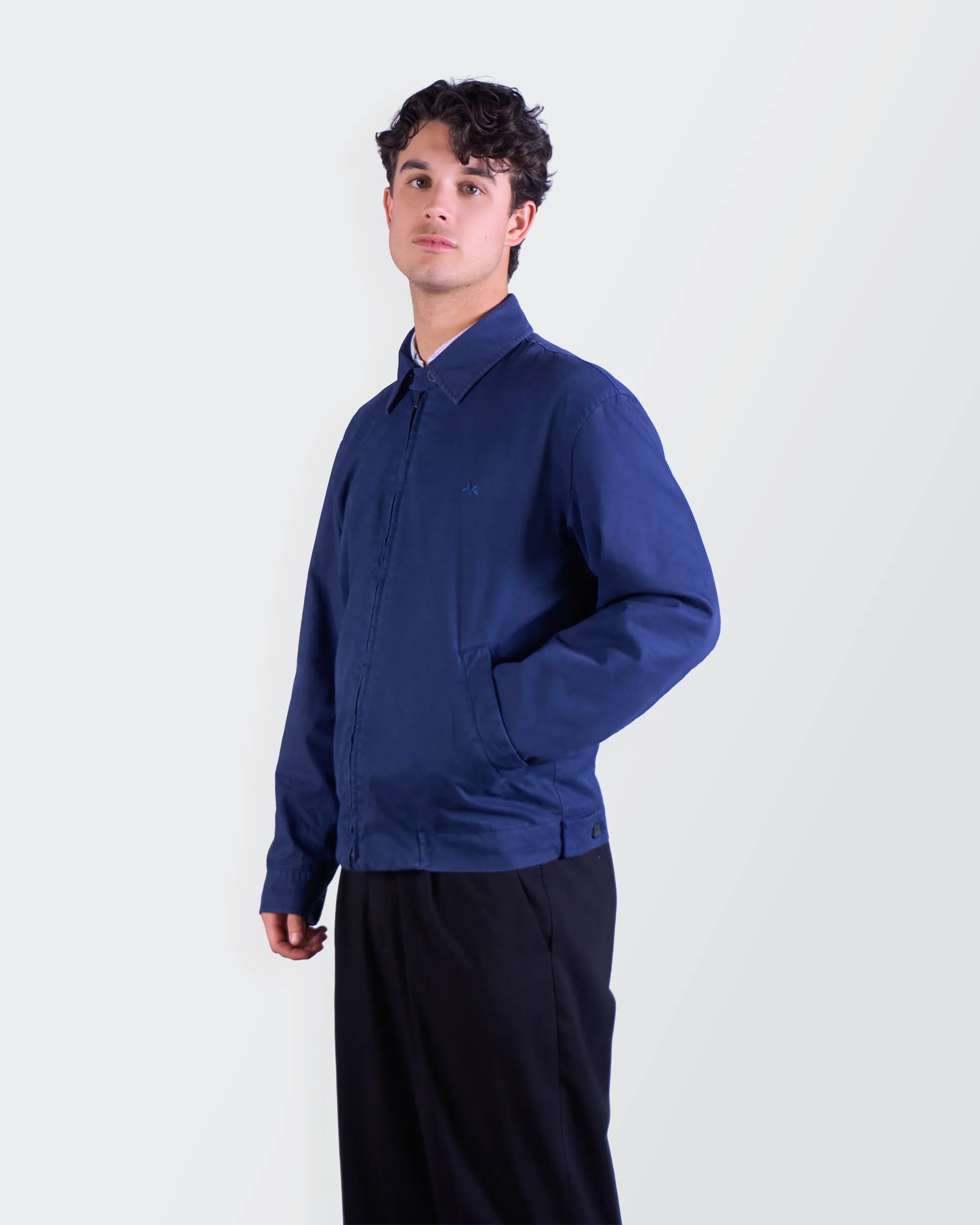 Burberry 2000's Blue Harrington Jacket M Cotton