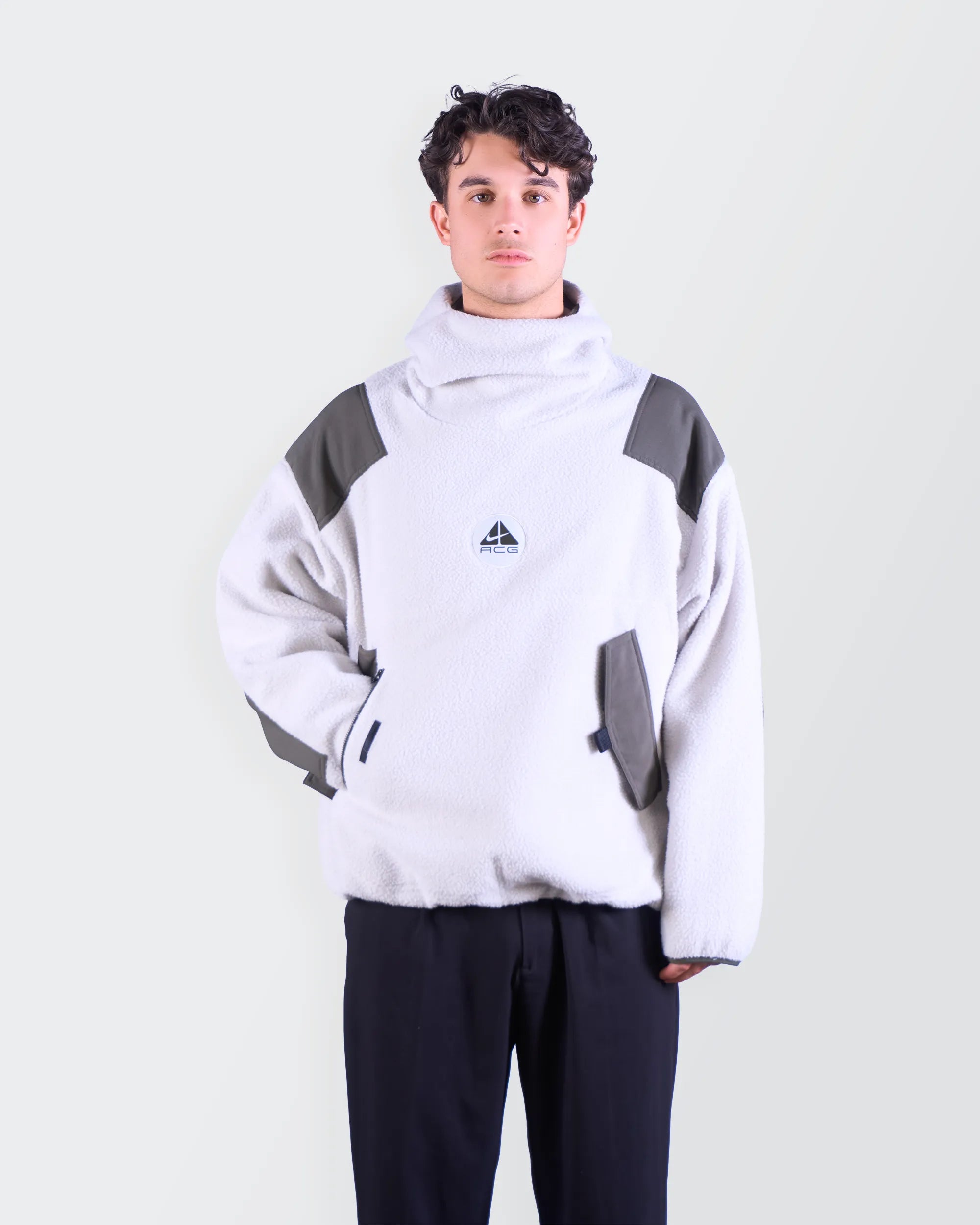 Nike ACG White Balaclava Hoodie L