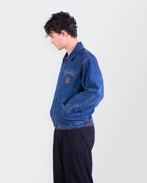 Carhartt Blue Detroit Jacket M Denim, Flannel