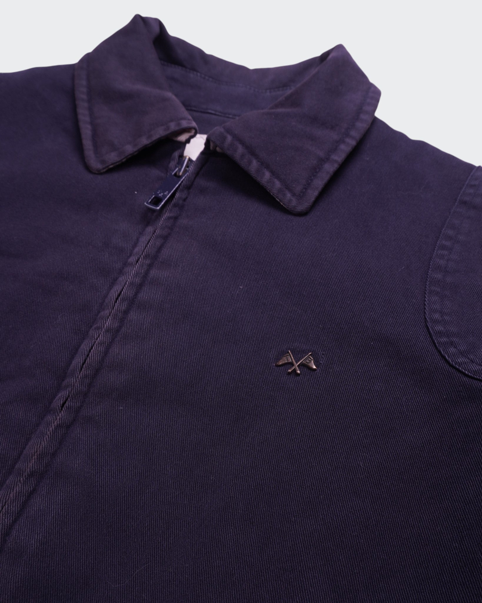 Burberry 2000's Navy Harrington Jacket - S