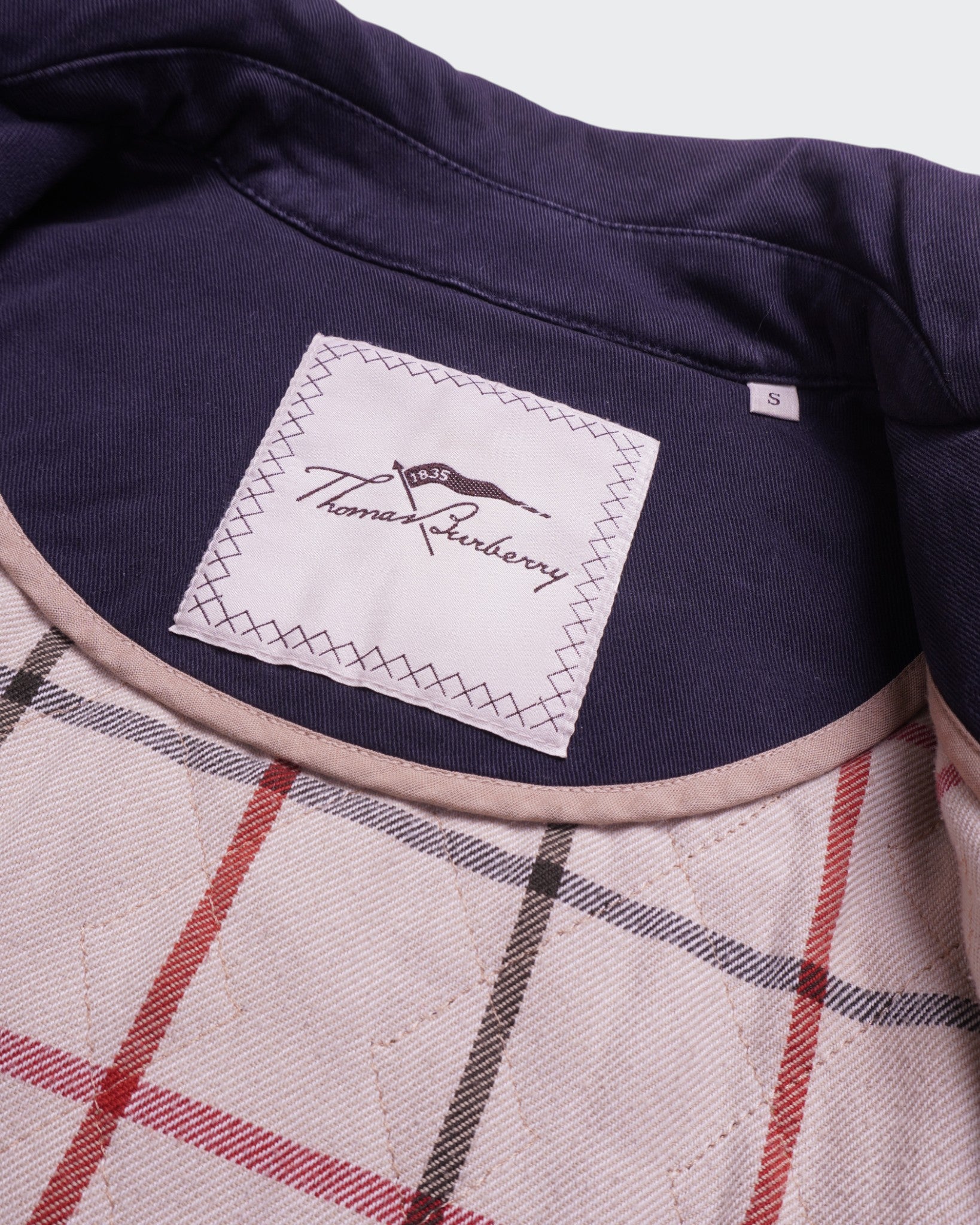 Burberry 2000's Navy Harrington Jacket - S