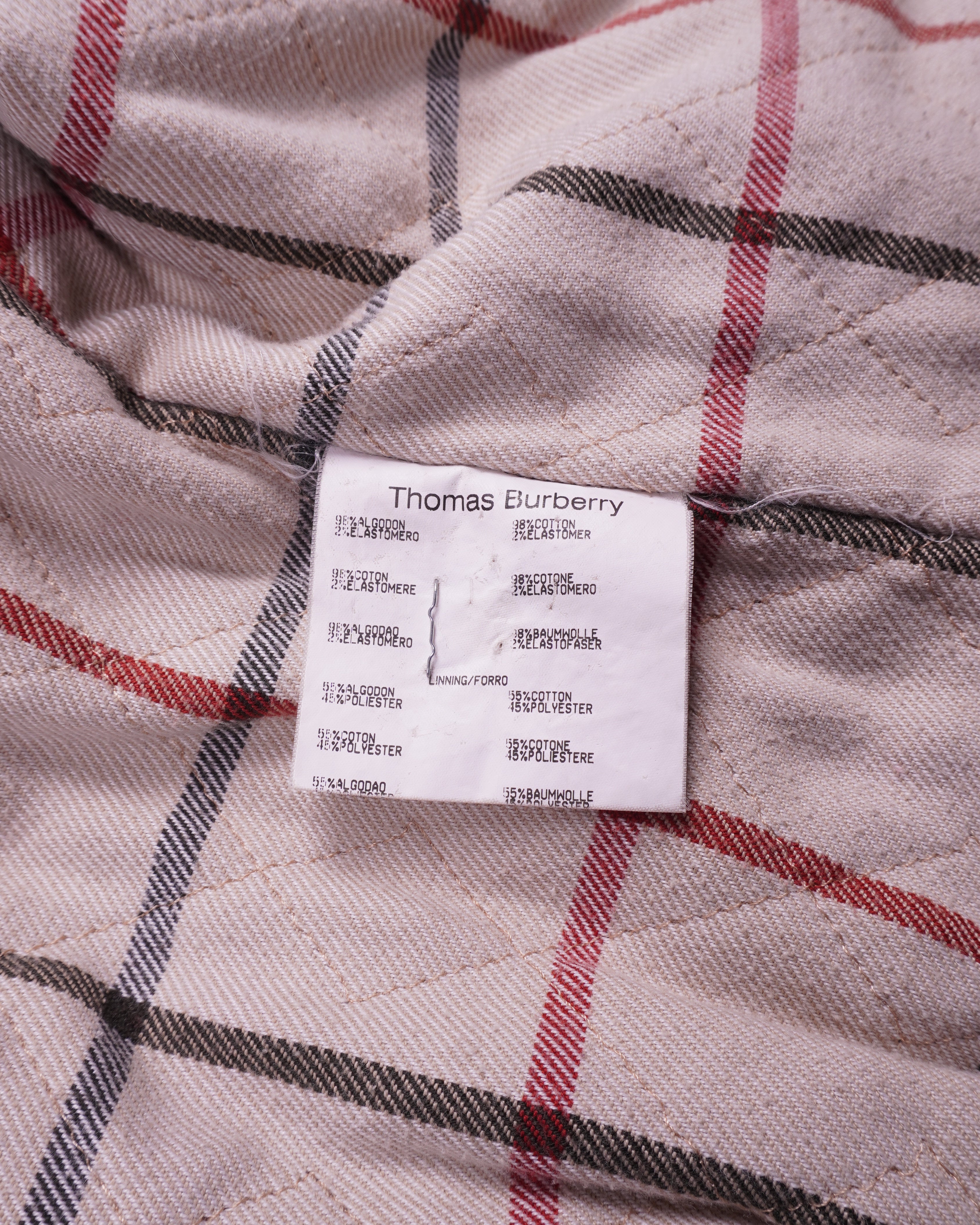 Burberry 2000's Navy Harrington Jacket - S