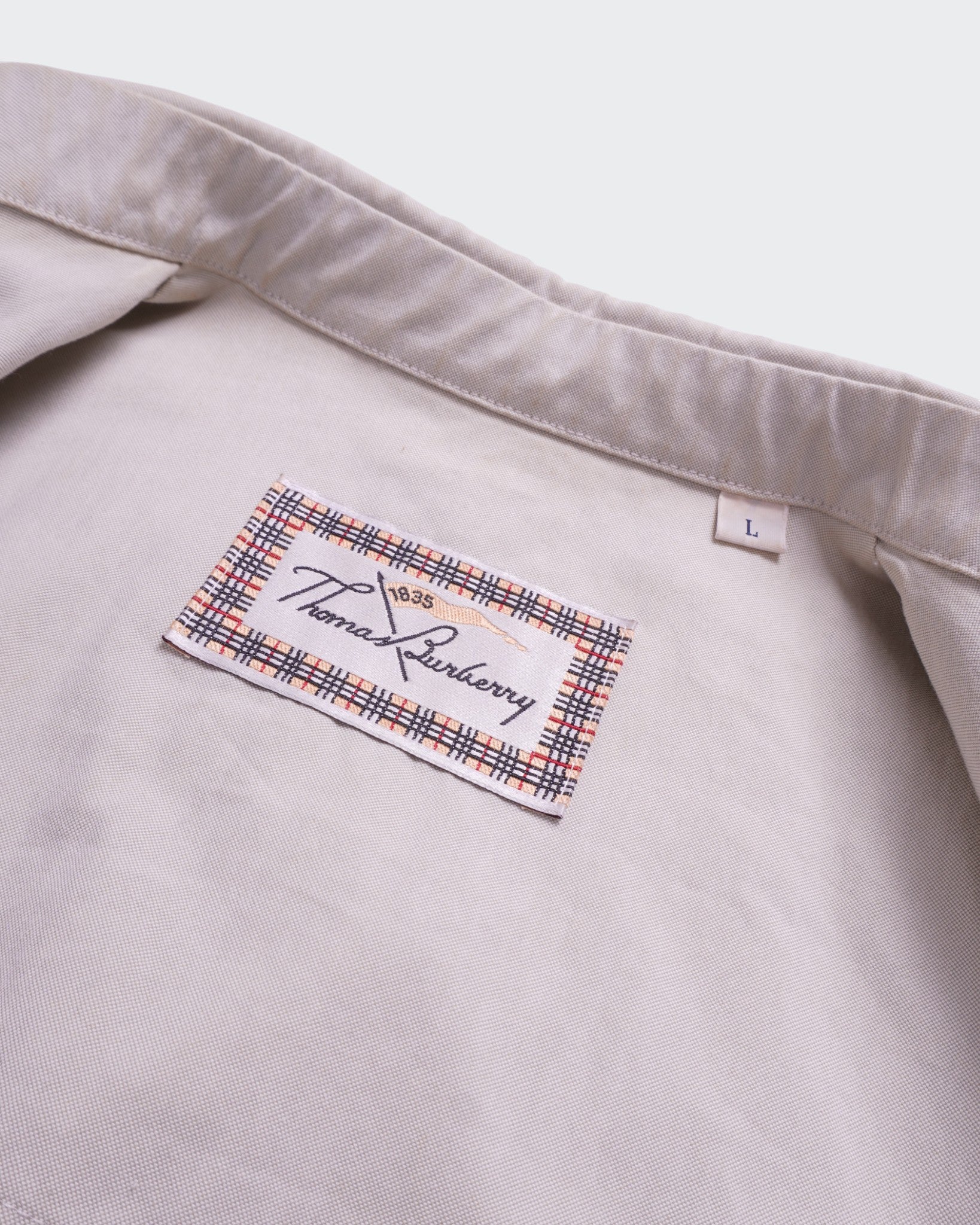 Burberry 2000's White Harrington Jacket - S