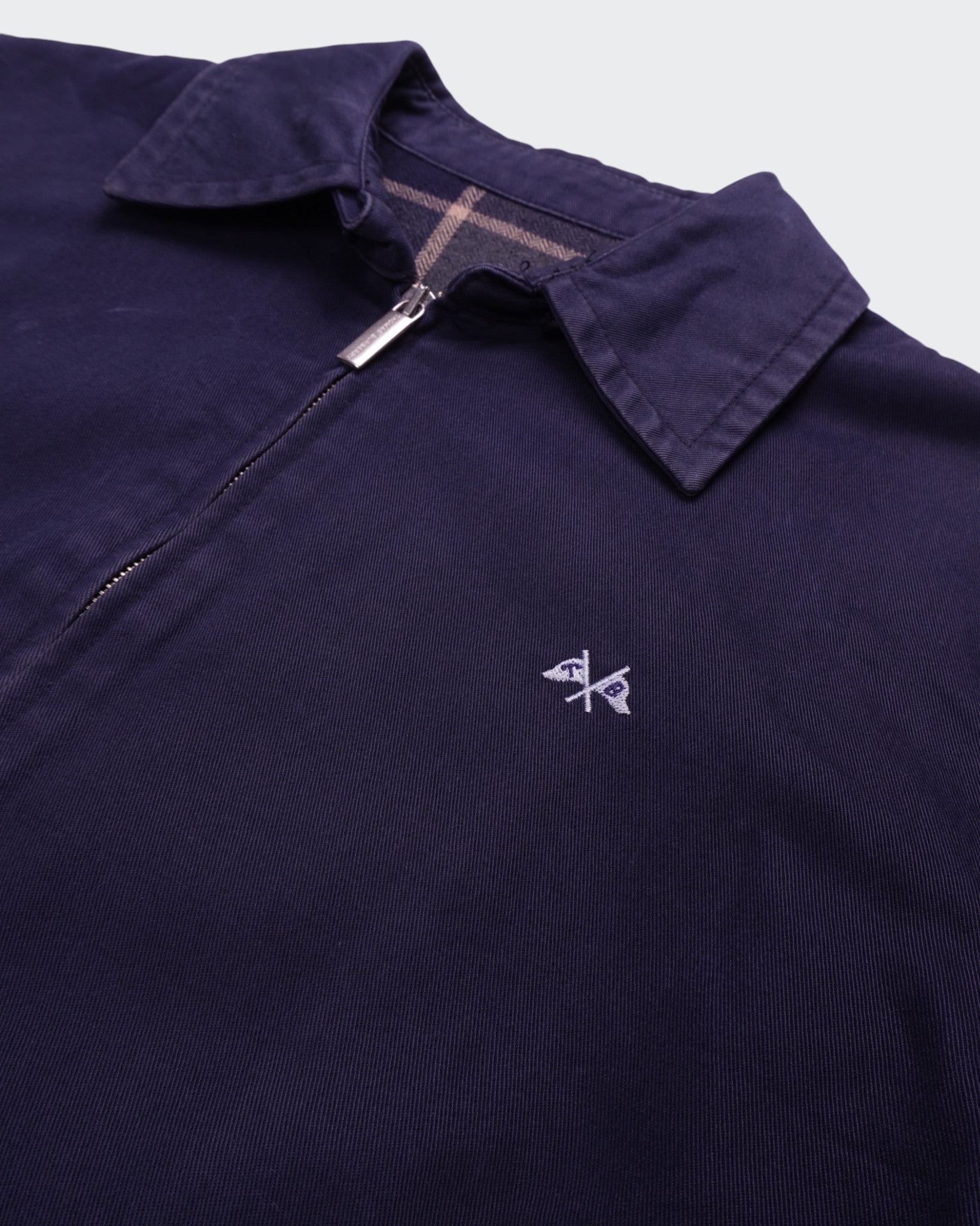 Burberry 2000's Navy Harrington Jacket - S