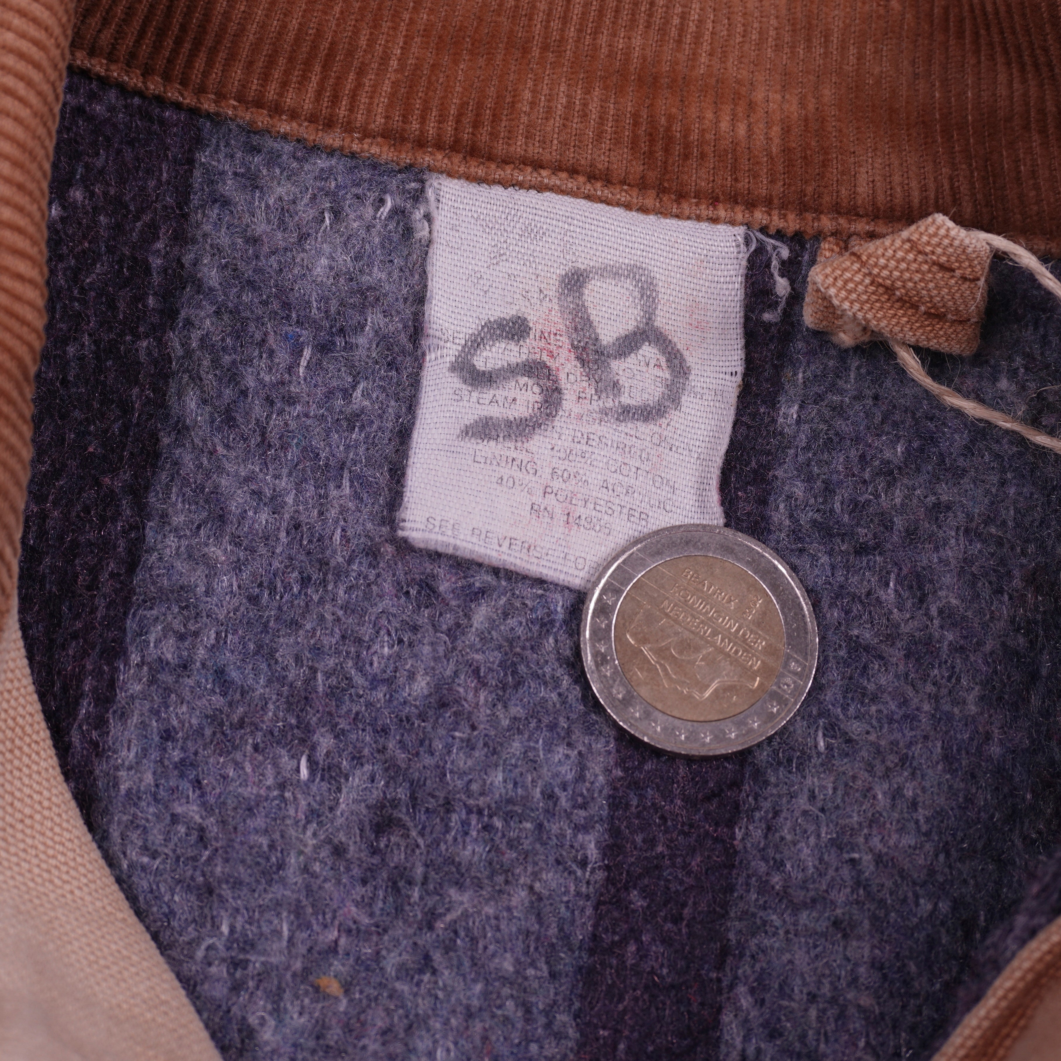 Carhartt Beige Chore Coat M Cotton