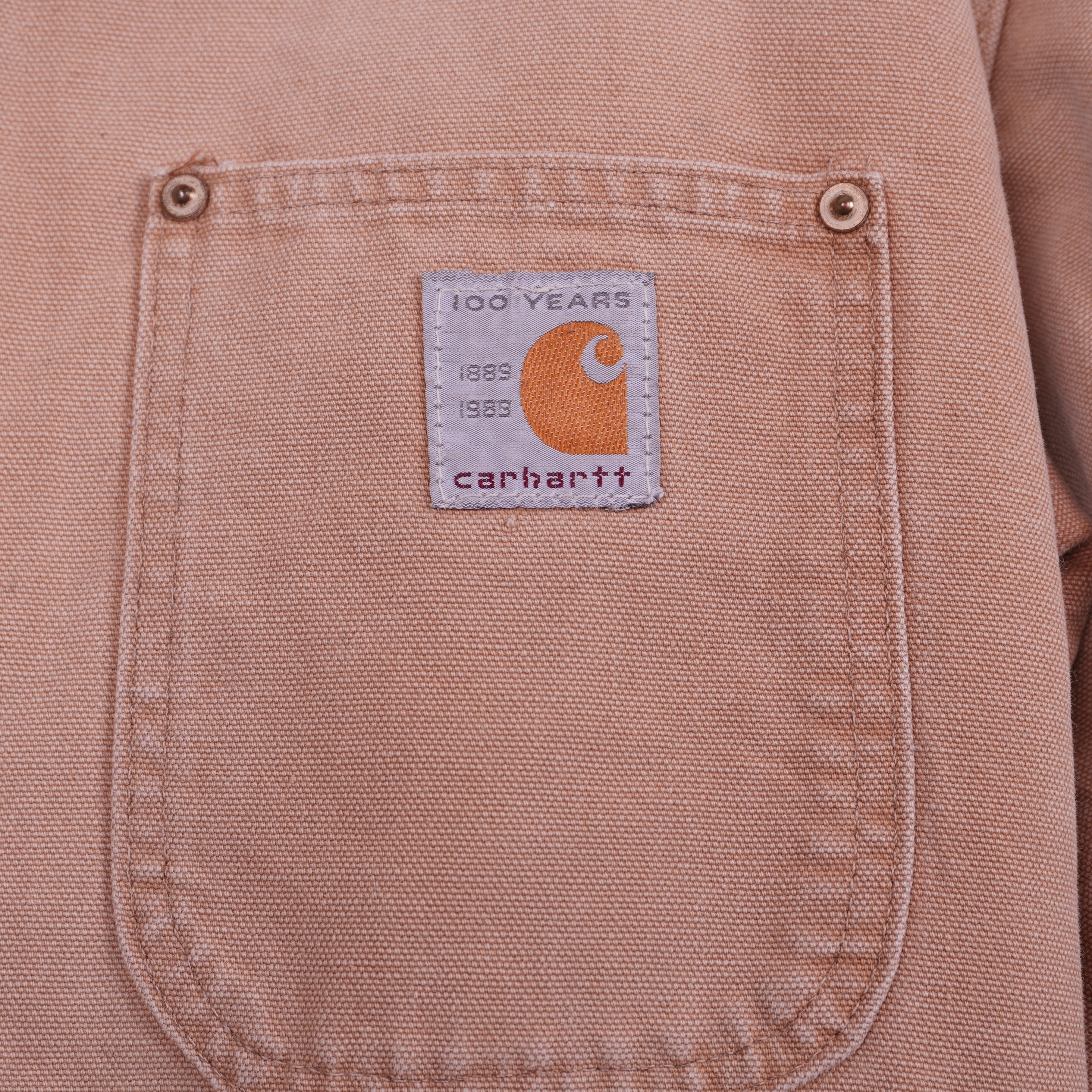 Carhartt Beige Chore Coat M Cotton