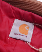 Vintage Carhartt Detroit 1990's Beige Canvas Jacket - S