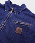 Carhartt Detroit-jack van blauw denim - M
