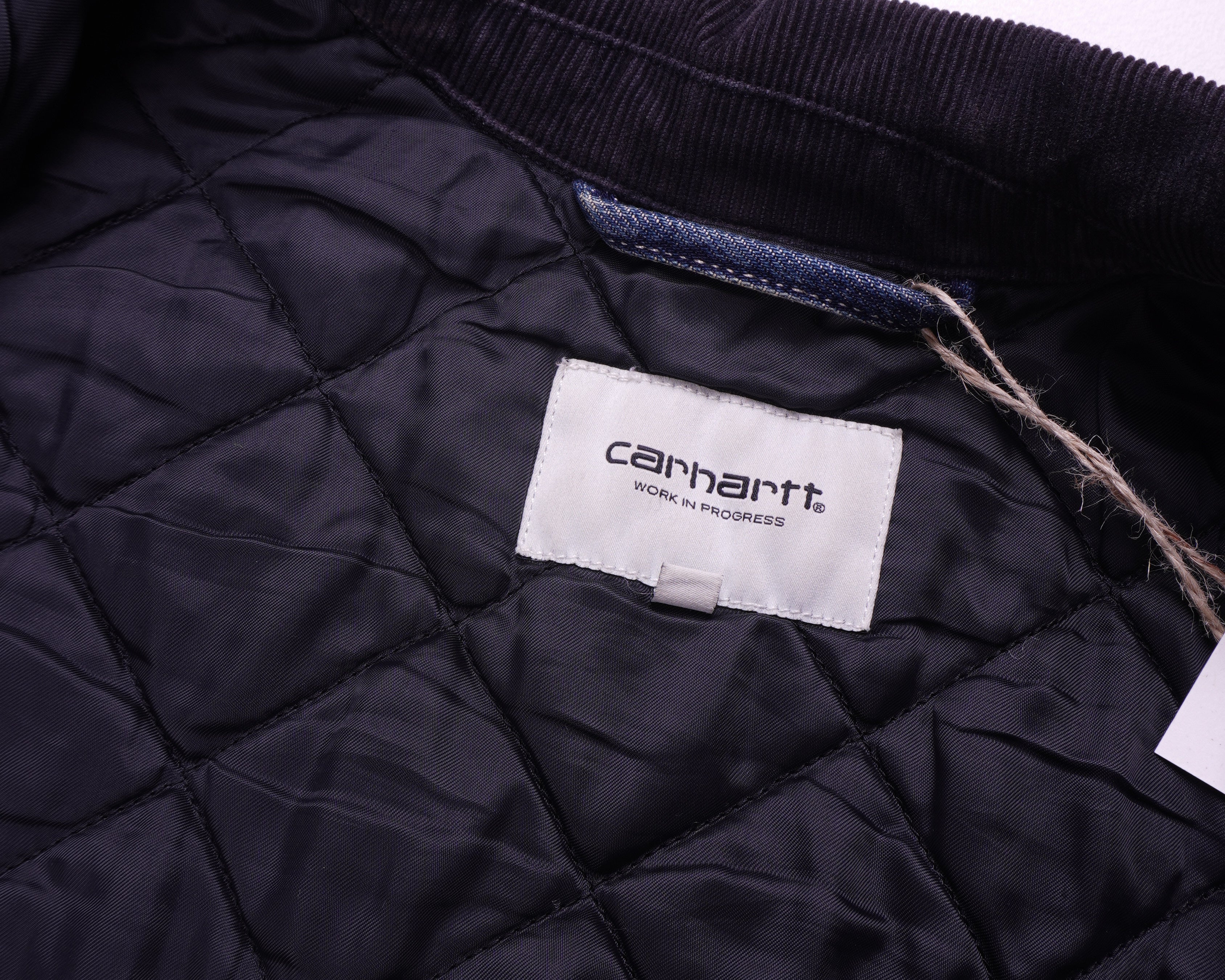 Carhartt blauwe denim werkjas maat S