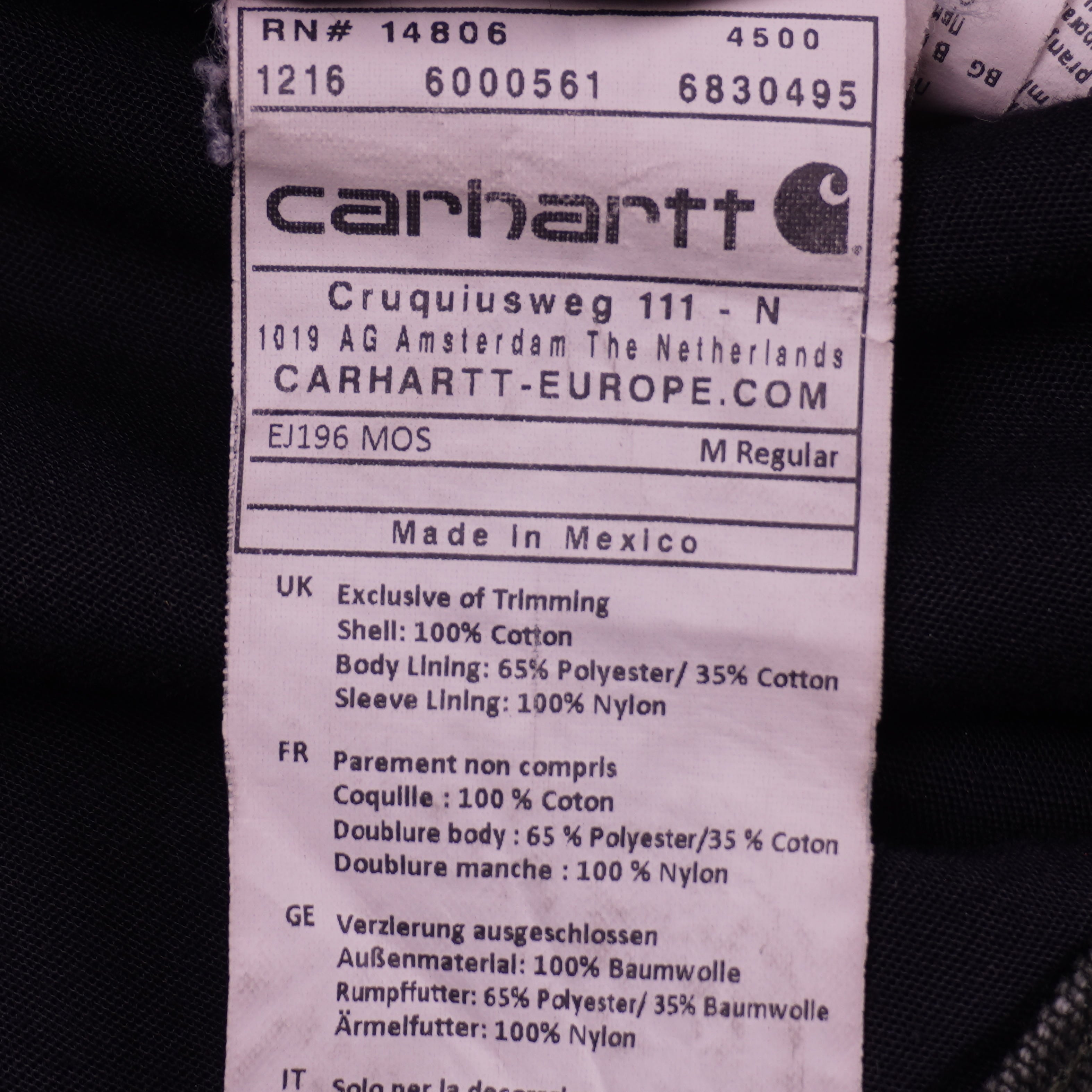Carhartt 2000's Green Detroit Jacket - L