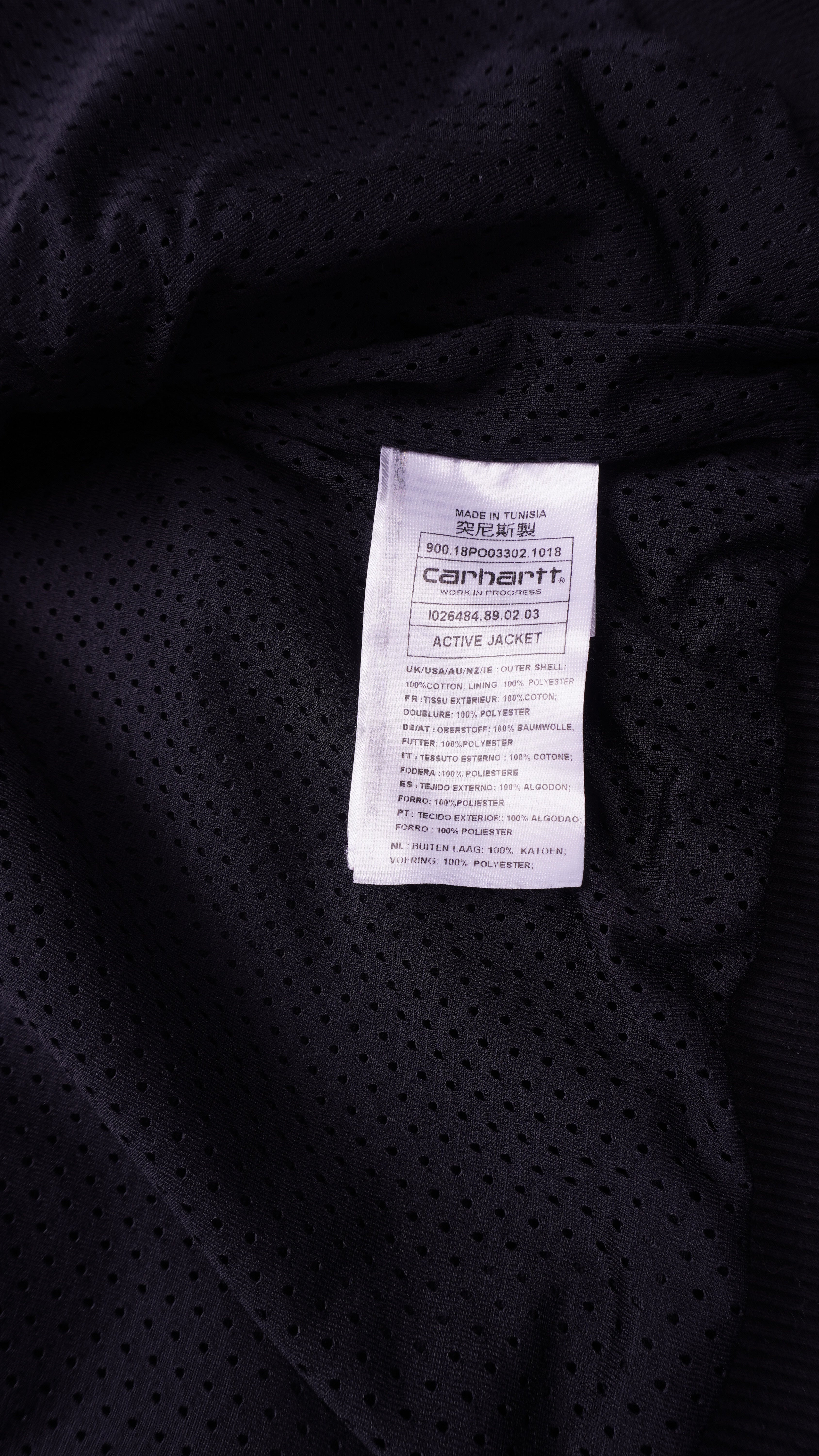 Carhartt Black Active Jacket - M