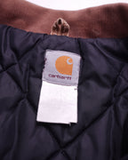 Carhartt 2000's Beige Canvas Arctic Jacket L
