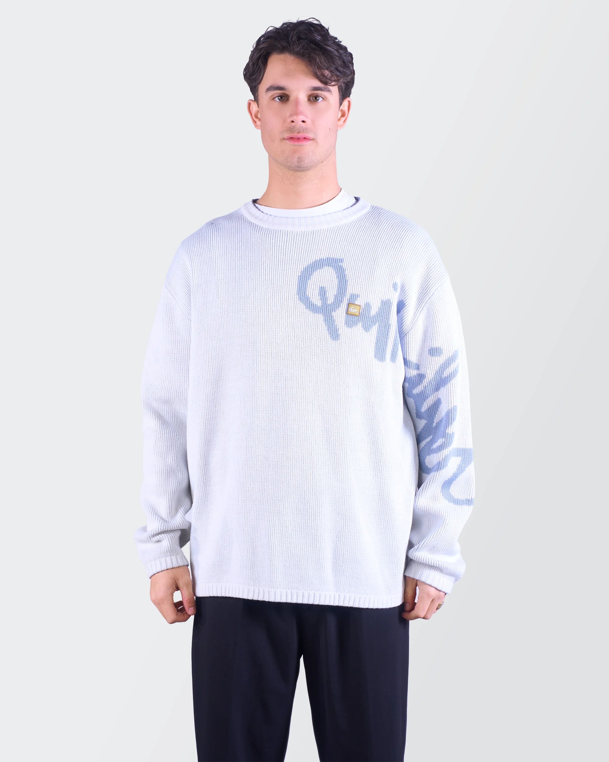 Quicksilver White Sweater L