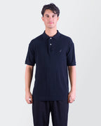 Nautica marineblauwe poloshirt maat L