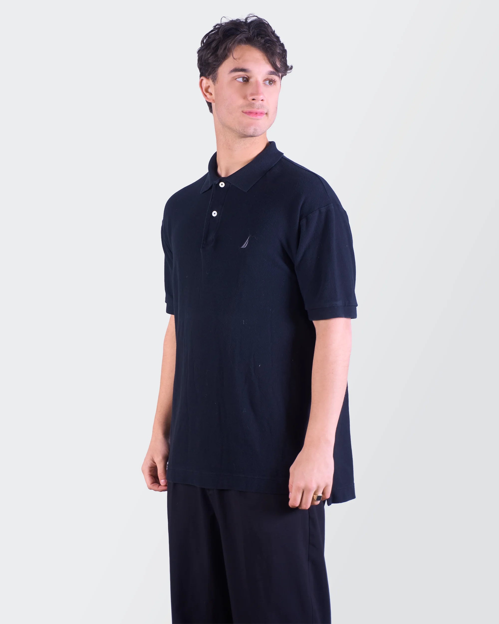 Nautica Navy Polo Shirt L