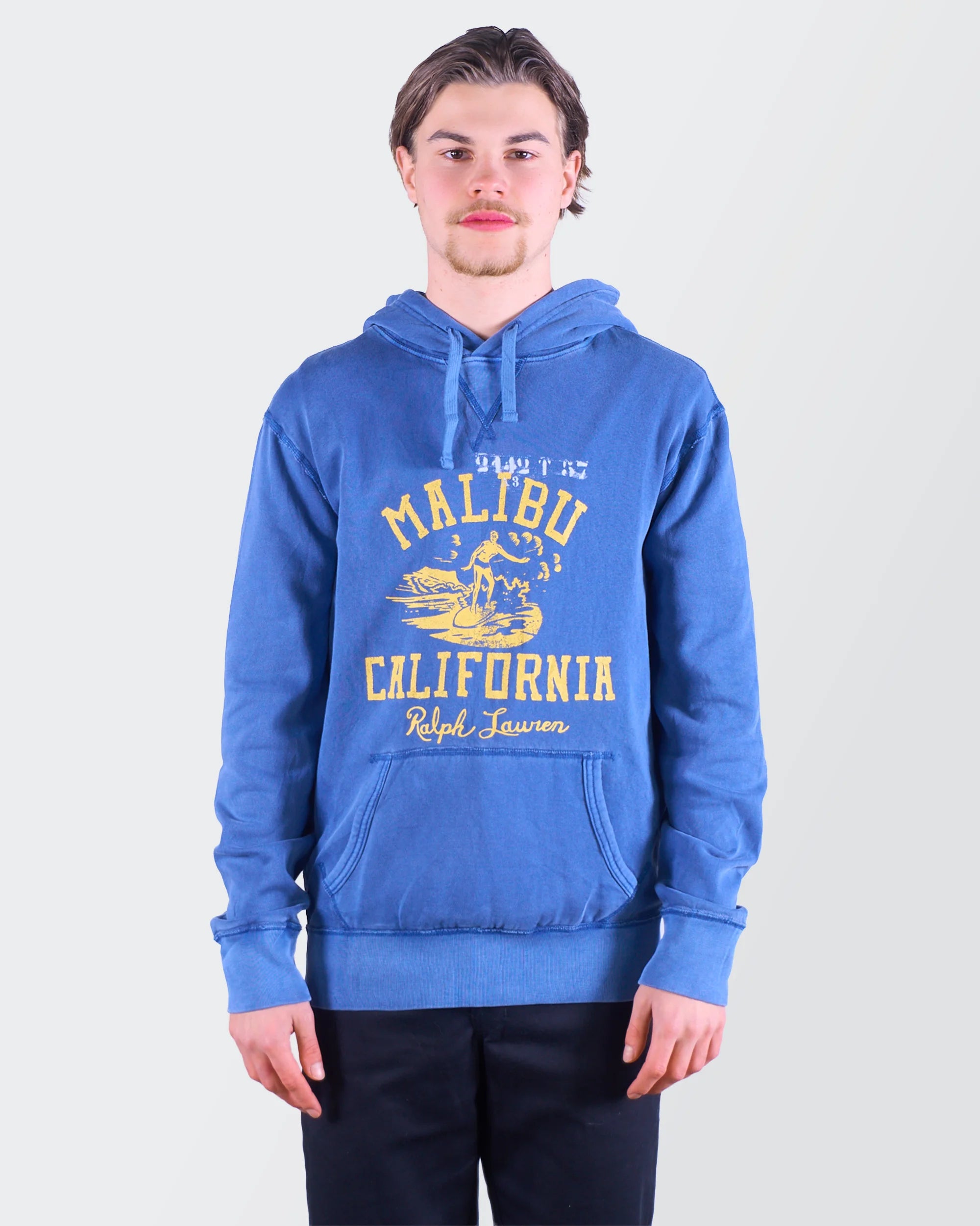 Ralph Lauren blauwe hoodie maat L