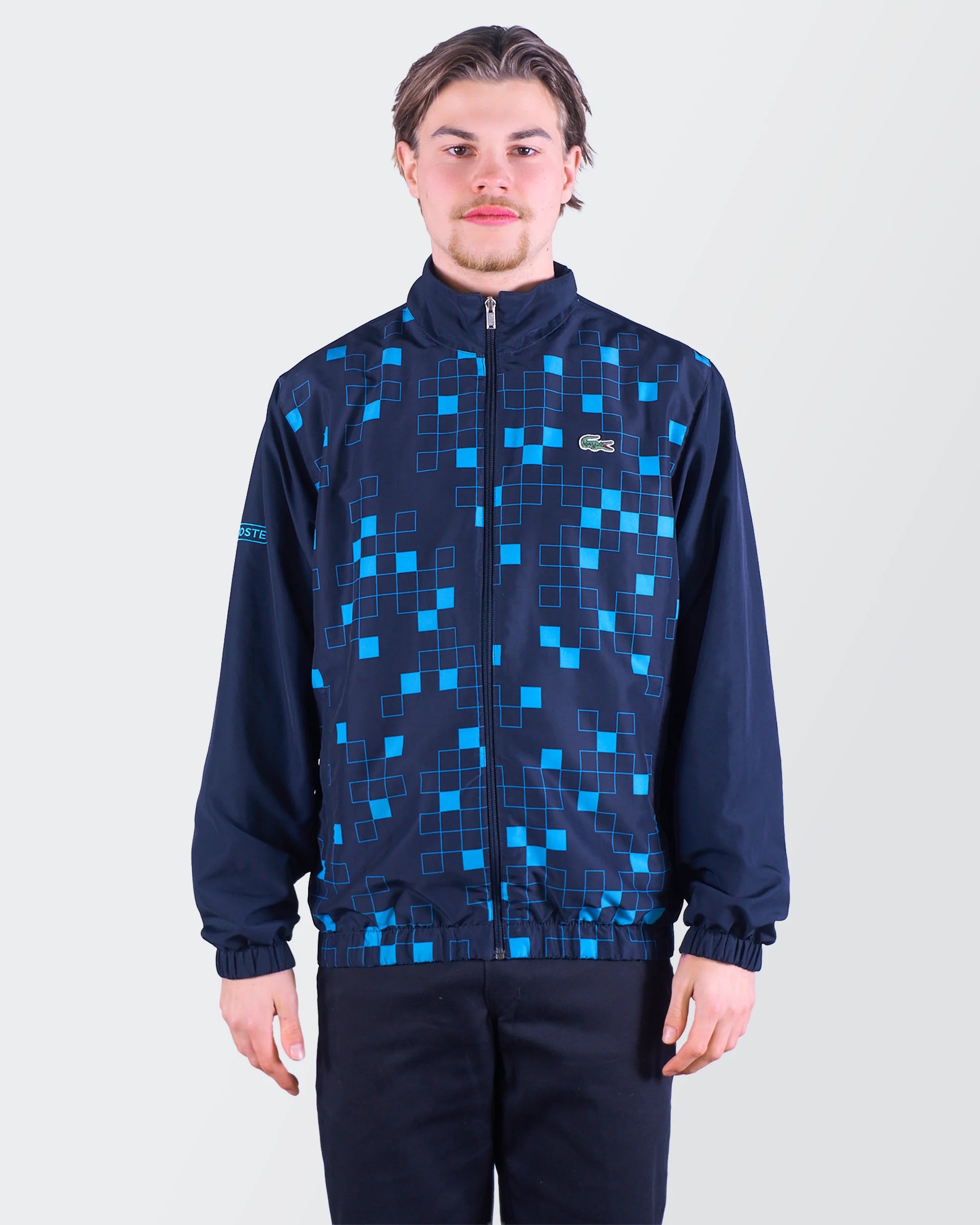 Lacoste Blue Windbreaker Jacket M