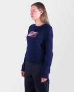 Ralph Lauren Navy Flag Sweater S