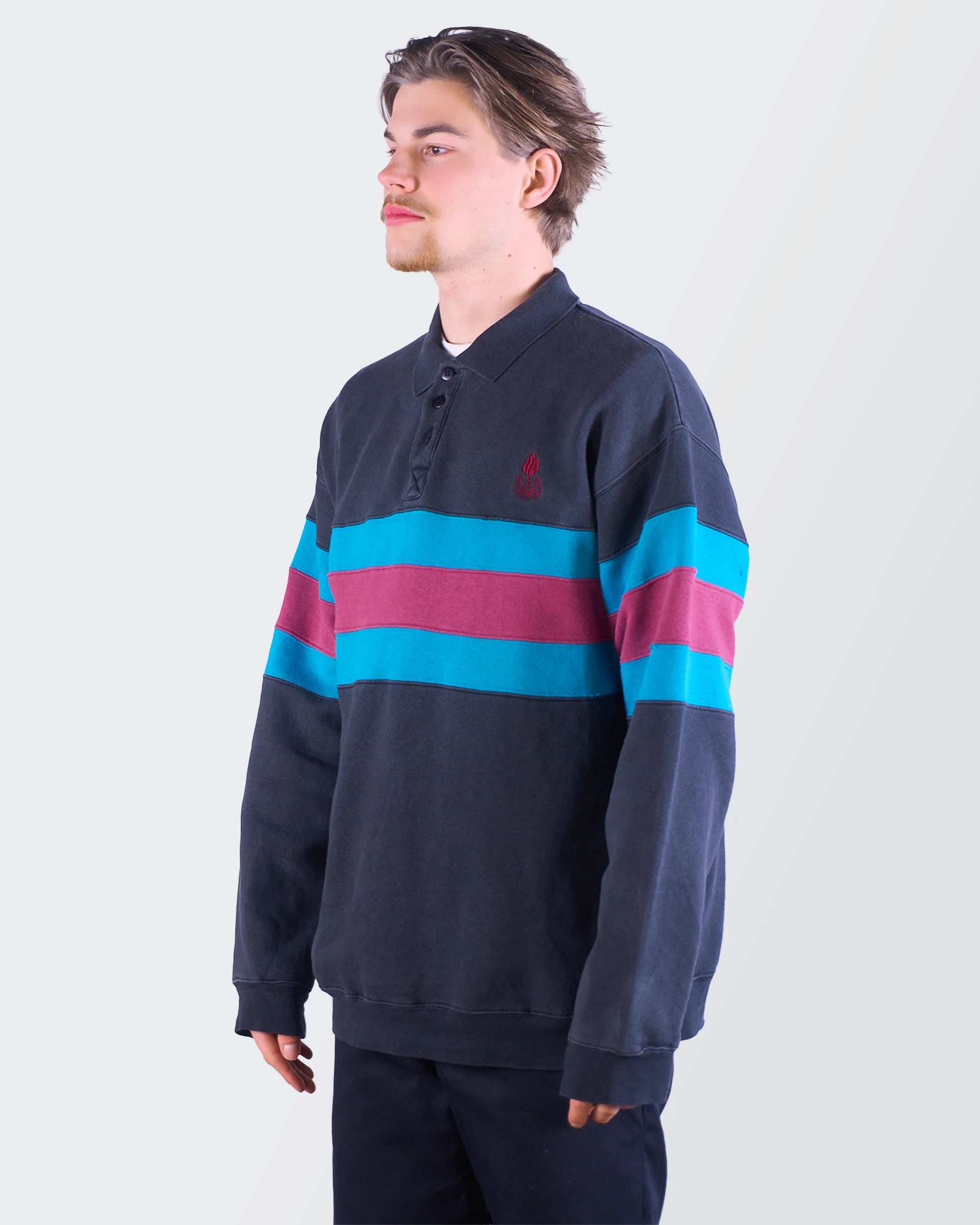 Olympics Blue Rugby Sweater L