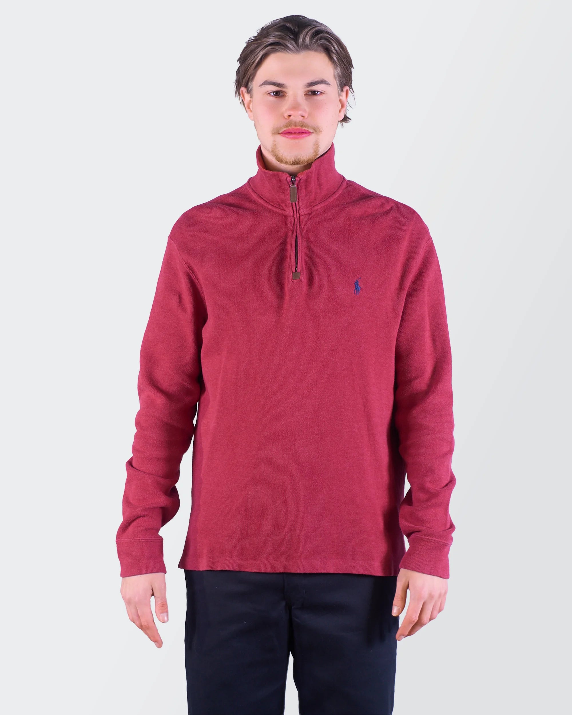 Ralph Lauren trui met kwartrits (maat M)