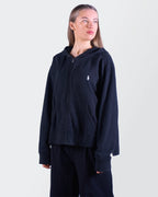 Ralph Lauren Black Full-Zip Hoodie M