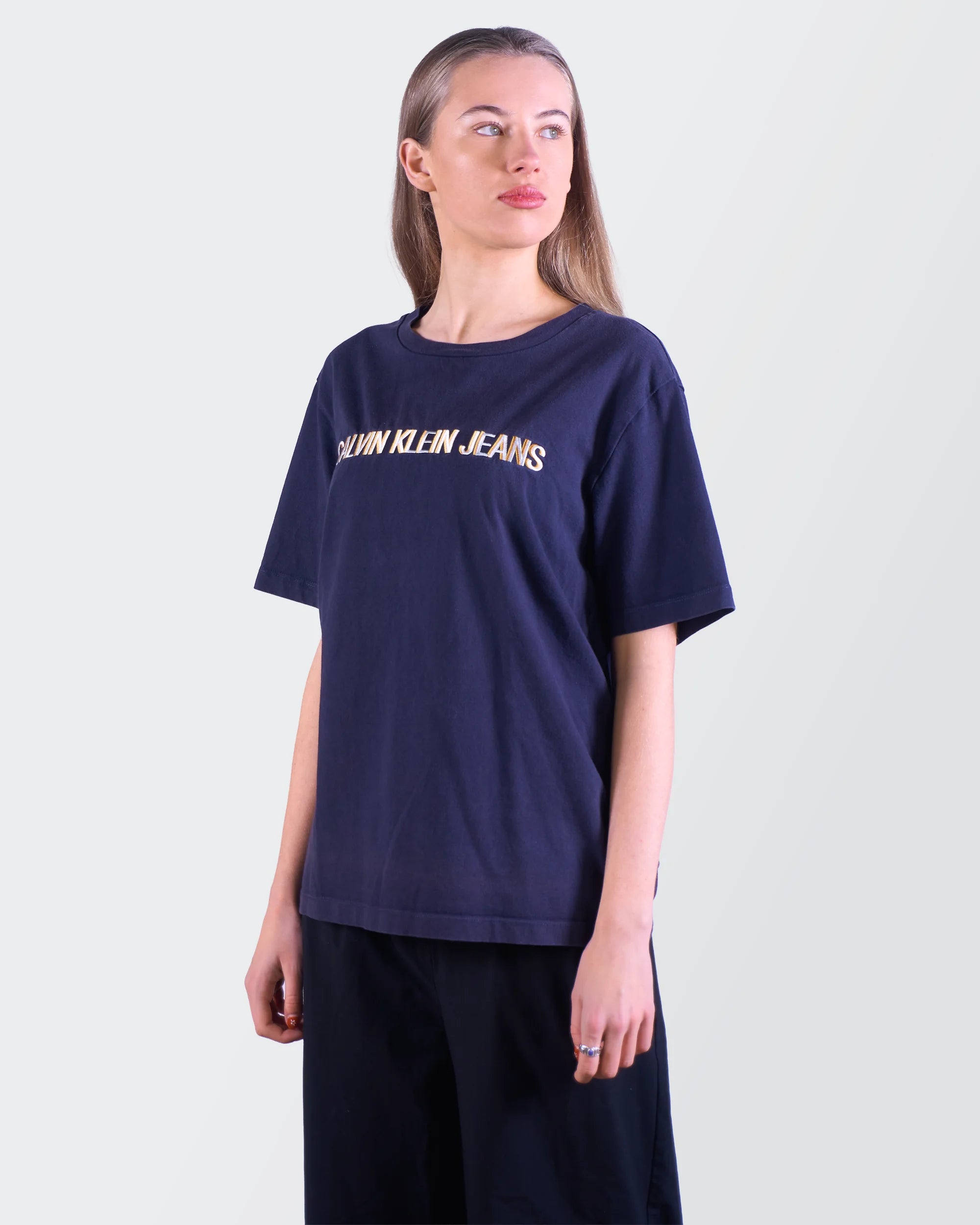Calvin Klein Jeans blauw T-shirt maat S