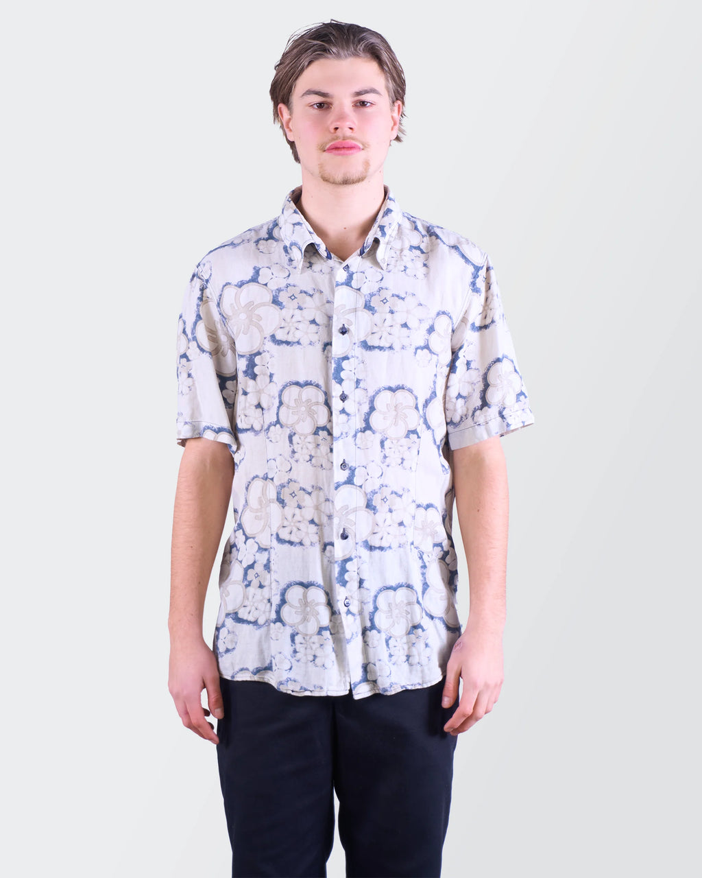 Armani White Shirt Cotton L