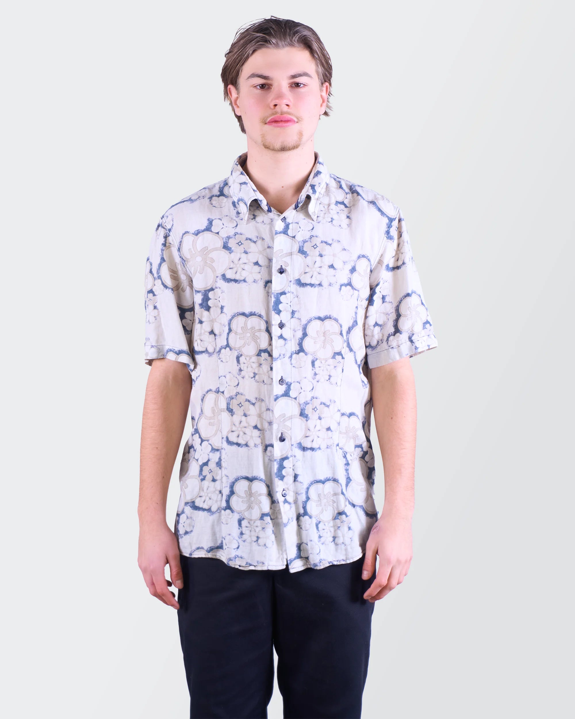 Armani White Shirt Cotton L