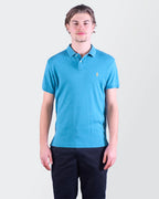Ralph Lauren blauw poloshirt maat M