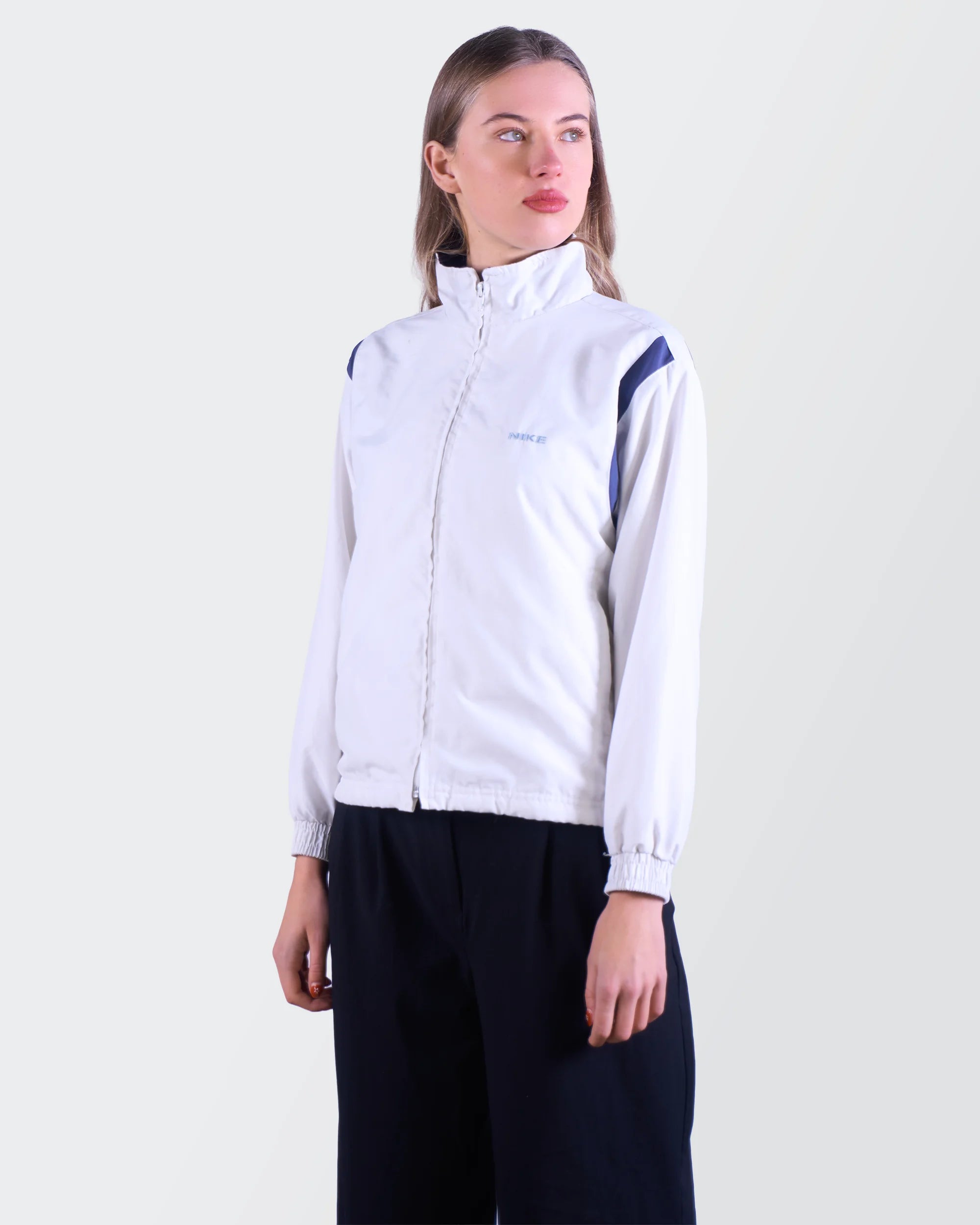 Nike White Track Jacket XS