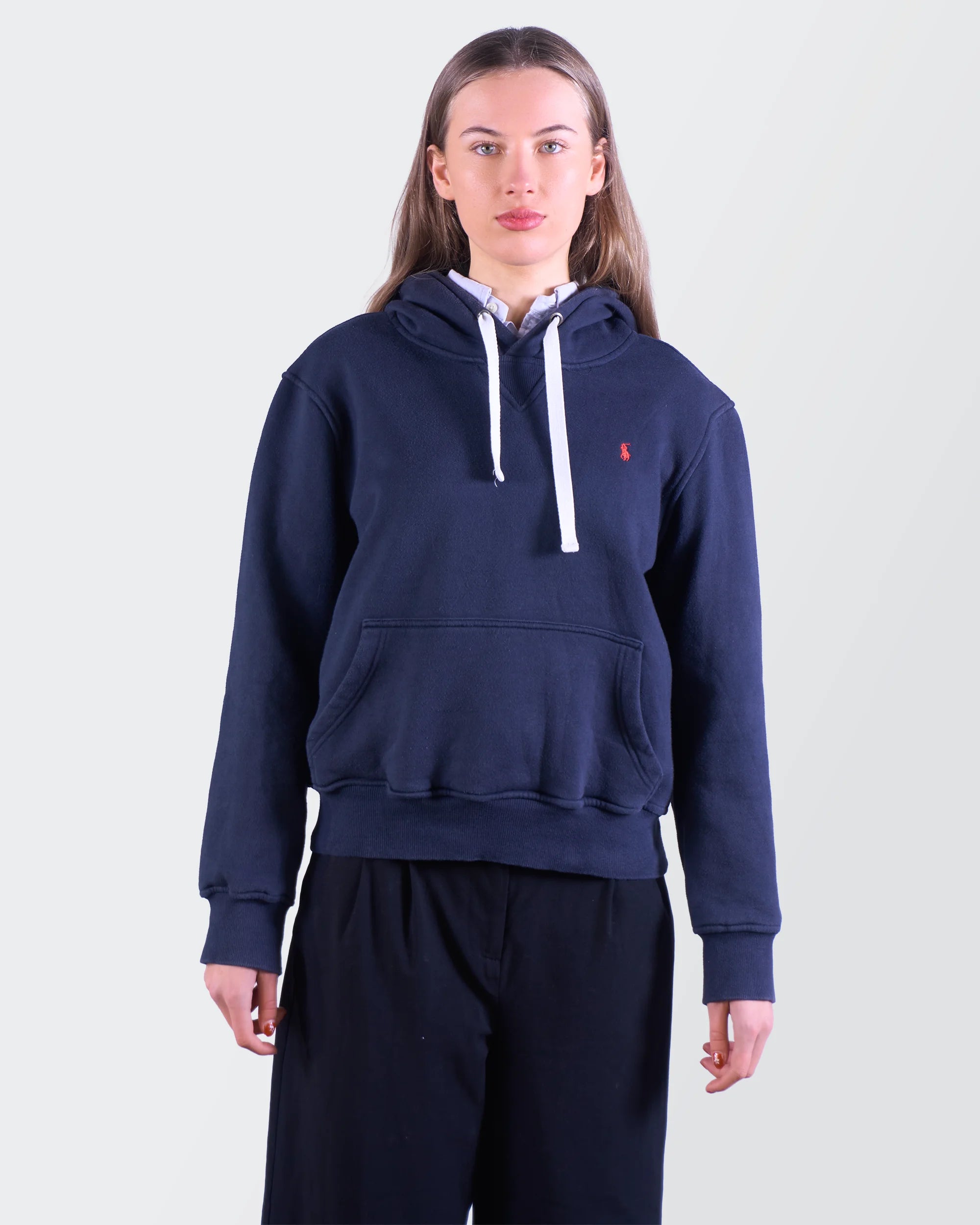 Ralph Lauren Navy Hoodie - S