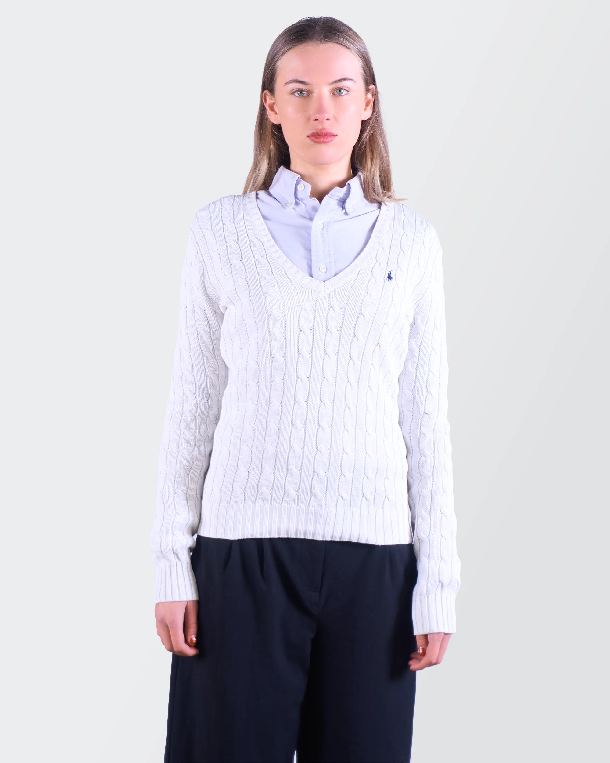 Ralph Lauren Cable Knit Sweater - M