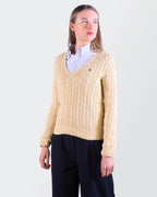 Ralph Lauren kabeltrui (maat S)