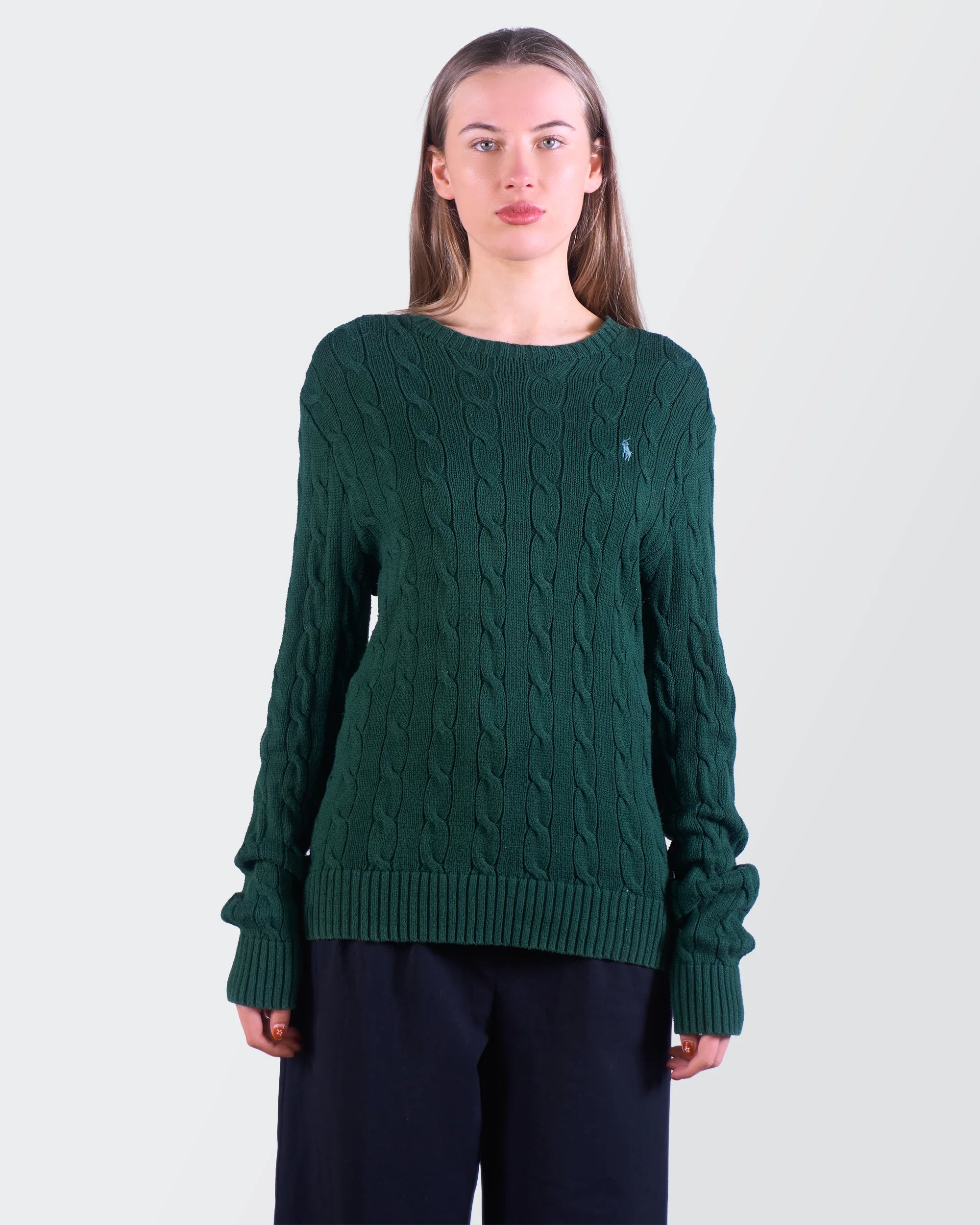 Ralph Lauren Cable Knit Sweater - L